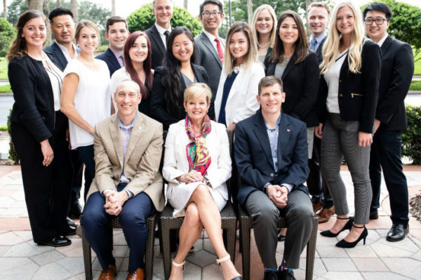 Students smiling for photo.